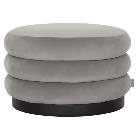 So True by Troubadour Poef Ring Ring lichtgrijs large