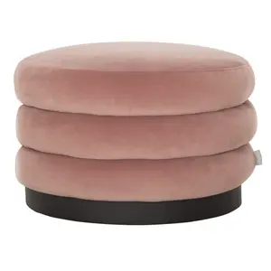 Poef Ring Ring roze large