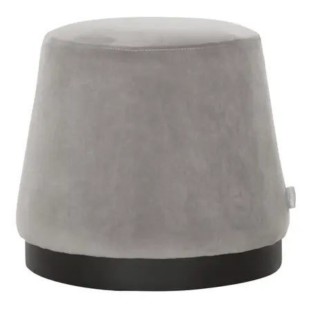 So True by Troubadour Poef Pyramid velvet lichtgrijs