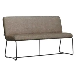 MUST Living eetkamerbank Zola bruin 150 cm