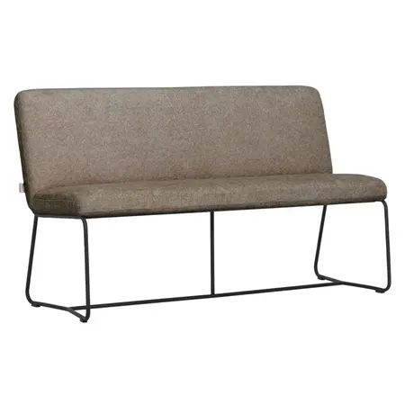 Must Living MUST Living eetkamerbank Zola bruin 150 cm