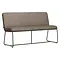 Must Living MUST Living eetkamerbank Zola bruin 150 cm