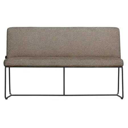 Must Living MUST Living eetkamerbank Zola bruin 150 cm