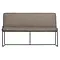 Must Living MUST Living eetkamerbank Zola bruin 150 cm