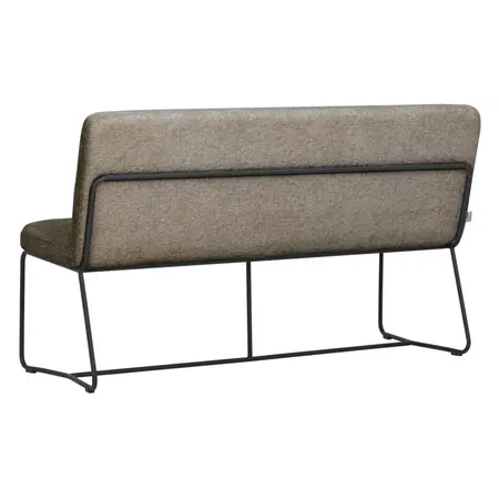 Must Living MUST Living eetkamerbank Zola bruin 150 cm
