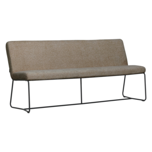 MUST Living eetkamerbank Zola bruin 190 cm