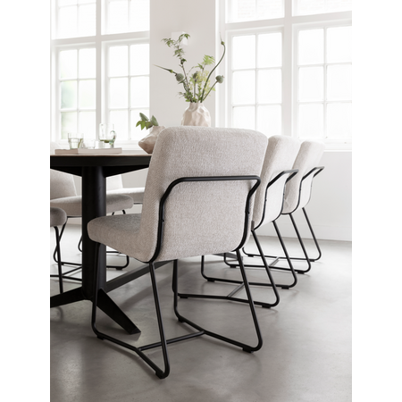 Must Living MUST Living eetkamerstoel Zola naturel