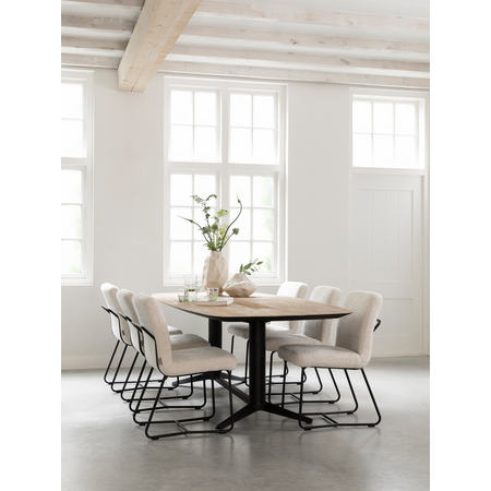 Must Living MUST Living eetkamerstoel Zola naturel