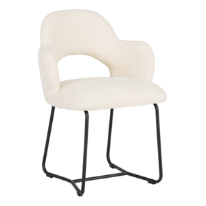 MUST Living eetkamerstoel Vista boucle naturel