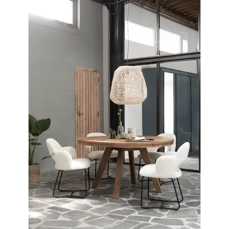 Must Living MUST Living eetkamerstoel Vista boucle naturel