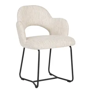 MUST Living eetkamerstoel Vista polaris naturel