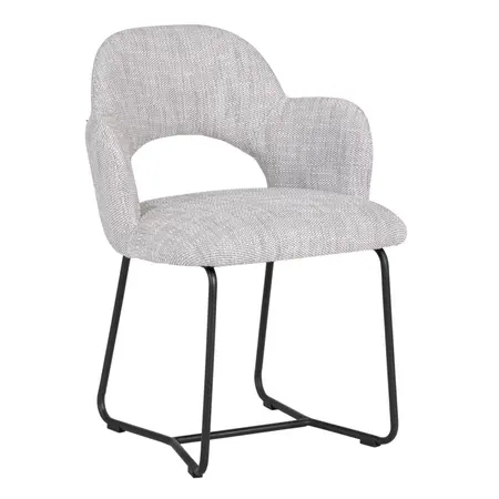 Must Living MUST Living eetkamerstoel Vista polaris lichtgrijs