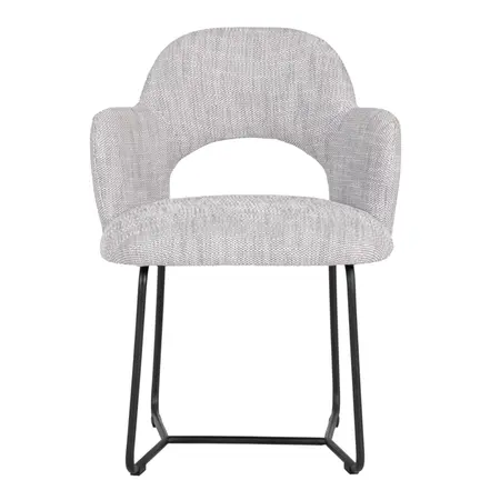 Must Living MUST Living eetkamerstoel Vista polaris lichtgrijs