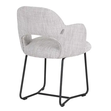 Must Living MUST Living eetkamerstoel Vista polaris lichtgrijs