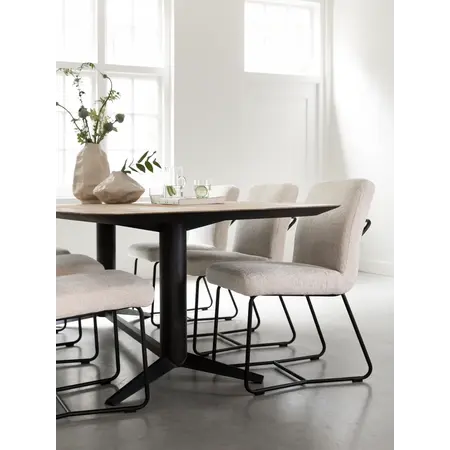 Must Living MUST Living eetkamerstoel Zola naturel