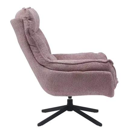 Draaifauteuil Lola roze