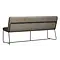 Must Living MUST Living eetkamerbank Zola bruin 190 cm