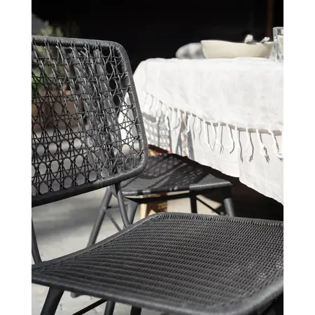 So True by Troubadour Tuinstoel Anacapri zwart