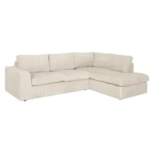 Loungebank Tess rib zand