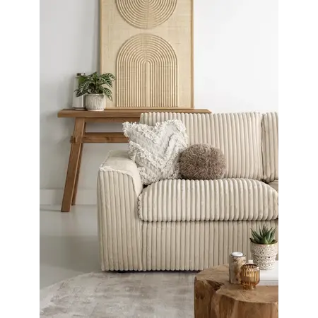 Loungebank Tess rib zand