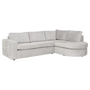 Loungebank Alexandra velours zand