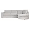 Loungebank Alexandra velours zand