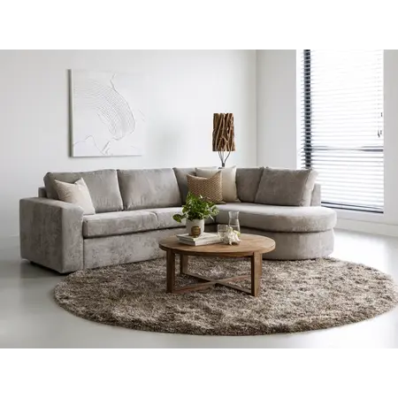 Loungebank Alexandra velours zand