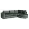 Loungebank Alexandra velours olijf