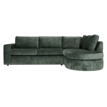 Loungebank Alexandra velours olijf