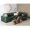 Loungebank Alexandra velours olijf