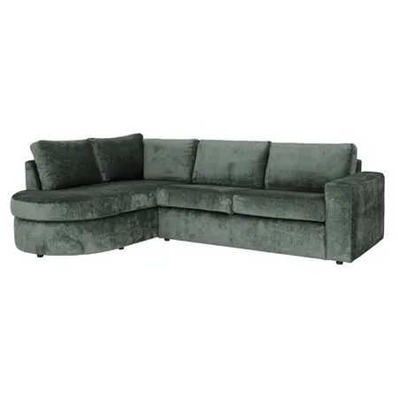 Loungebank Alexandra velours olijf