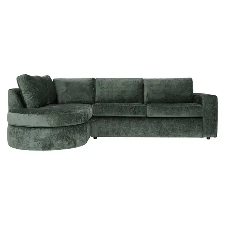 Loungebank Alexandra velours olijf