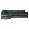 Loungebank Alexandra velours olijf