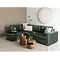 Loungebank Alexandra velours olijf