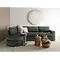 Loungebank Alexandra velours olijf