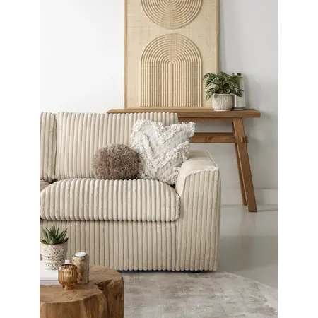 Loungebank Tess rib zand