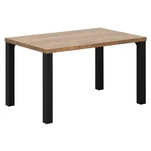 Eettafel Sander licht teak 140 cm