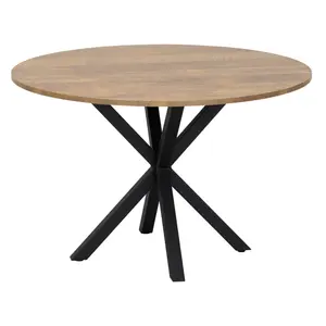 Eettafel Kevin licht teak 140 cm