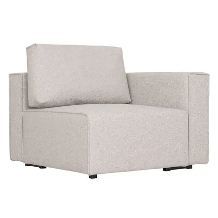 Outdoor bank Patio loire taupe - element arm
