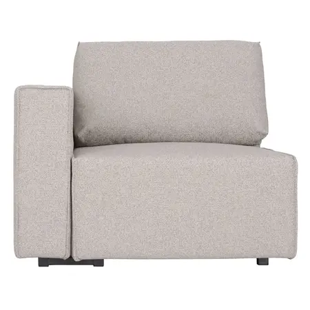 Outdoor bank Patio loire taupe - element arm