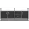 Dressoir Milano zwart