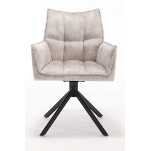 Eetkamerstoel Diek velvet naturel