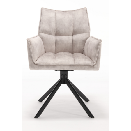 Eetkamerstoel Diek velvet naturel
