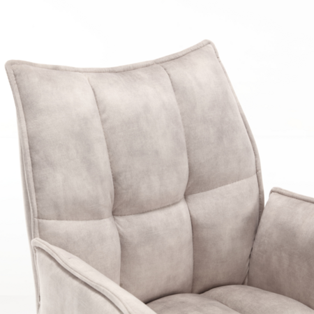 Eetkamerstoel Diek velvet naturel