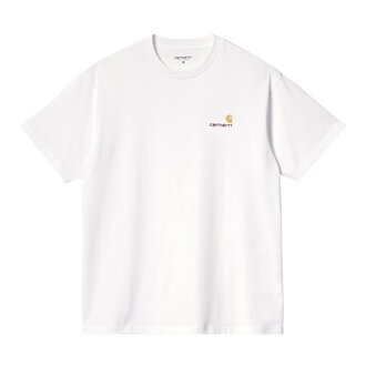 Carhartt WIP S/S American Script T-Shirt White Carhartt WIP S/S American Script T-Shirt White
