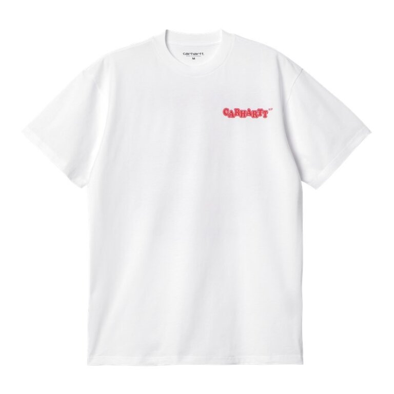 Carhartt WIP Carhartt WIP S/S Fast Food T-Shirt White / Red