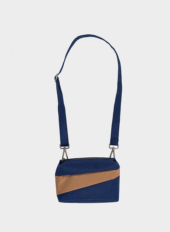 Susan Bijl Susan Bijl The New Bum Bag Small Camel & Navy