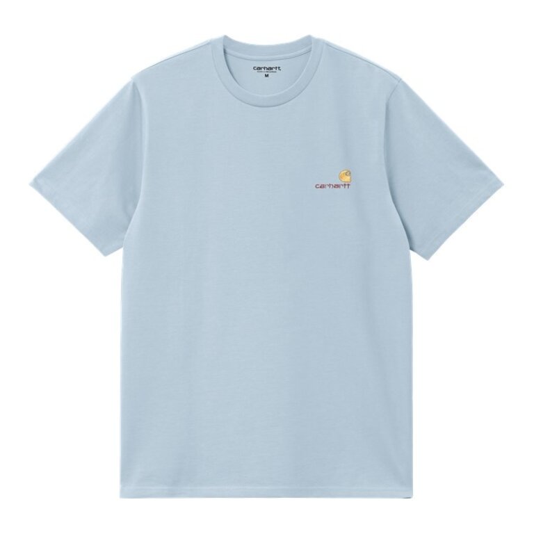 Carhartt WIP Carhartt WIP S/S American Script T-Shirt Frosted Blue