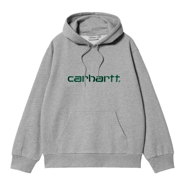 Carhartt WIP Carhartt WIP Hooded Carhartt Sweat Grey Heather / Chervil