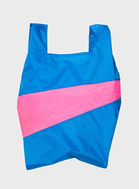 Susan Bijl Susan Bijl The New Shopping Bag Wave & Fluo Pink Large